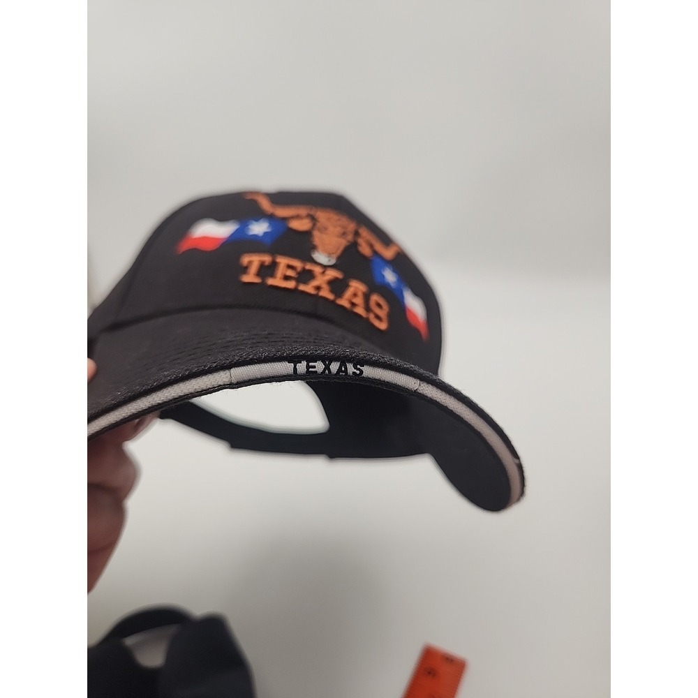 Brand New Black Texas Baseball Cap – Embroidered Logo, Adjustable Fit - Picture 12 of 12